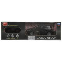Машина р/у LADA XRAY 18 см, свет, черн, кор. Технопарк 316491