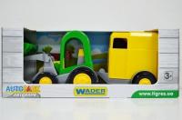 Трактор-багги с ковшом и прицепом в коробке 39349