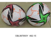 мяч футбольный PVC размер 5 280 г 4 цвета 492-15
