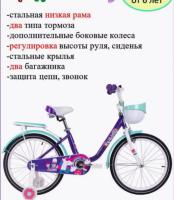 Велосипед TechTeam Melody 20" purple (сталь) 20869