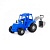 Трактор "Мастер" (синий) с лопатой (в сеточке) 84873