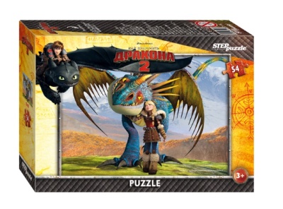Мозаика "puzzle" 54 "Драконы" (DreamWorks) 71136