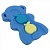 Губка для купания MAXI, 550*300*70мм (синяя-арт.1875)