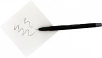 Ручка гелевая FLAIR "CARBONIX II", 0,5 мм, карбоновый корпус, черная  (F-1383/черн.)