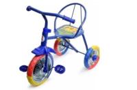 Велосипед трехколесный, 3-х цветные ПВХ колеса 10' и 8', 6 цветов в ассорт LH702. 
