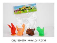 пищалка динозавры 4 шт/пакет TJ02