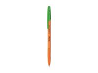 Ручка шариковая Berlingo "Tribase Orange" зеленая, 0,7мм CBp_70914