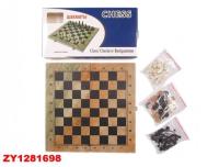 Игра "3 в 1" (шахматы, шашки, нарды), в коробке, ТМ "S+S" HL1281698