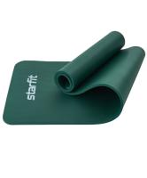 Коврик для йоги и фитнеса STARFIT FM-301 NBR, 1,2 см, 183x61 см, изумрудный