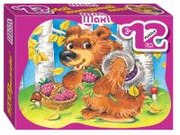 Мозаика "puzzle" 12 "Медвежонок" (Mini-maxi) 87002