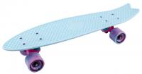 Скейтборд пластиковый Fishboard 23 sky blue 1/4 TLS-406 17150