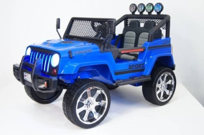 Детский электромобиль Jeep T008TT синий