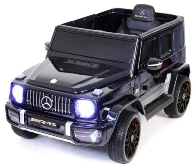 Детский электромобиль Mercedes-Benz G63 (K999KK)-4 WD черный глянец