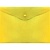 Папка-конверт на кнопке ATTOMEX А4 325х235 мм. 150мкм, непрозрач. желтая 3071063