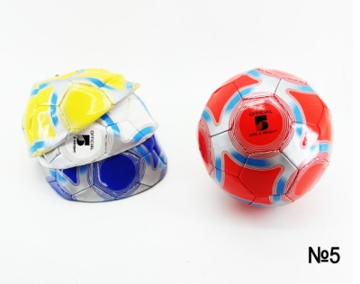 мяч футбольный размер 5 4 цвета 25493-30A