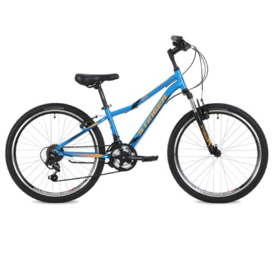 Велосипед Stinger 24" Boxxer; 12,5"; синий; TZ30/TY21/RS35. 16657