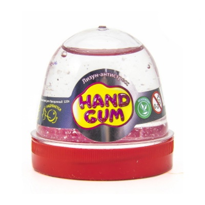 Лизун-антистресс ТМ Mr.Boo Hand gum Прозрачный 120 г.(24шт) ФФ80107
