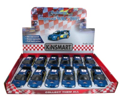 Kinsmart 1:36 Субару Impreza WRC 2007 5328DKT