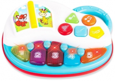 Музыкальная игрушка "Пианино" со светом, цвета в ассорт. 951606