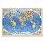 Карта Мира настенная. Наша планета. Животный и растительный мир. 101х69 см.