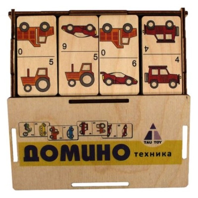 Игра "Домино Техника" цвет, коробка 6201121
