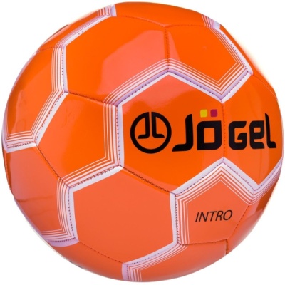 Мяч футбольный Jögel  JS-100 Intro №5, оранжевый 1/30