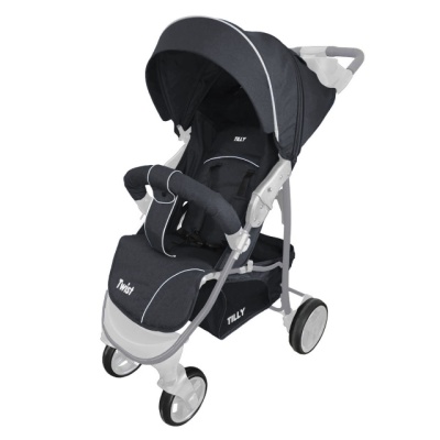 Коляска прогулочная BABY TILLY T  T-164 Twist Grease Grey