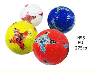 мяч футбольный размер 5 4 цвета 25493-10A