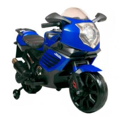 Детский электромотоцикл К333КК синий