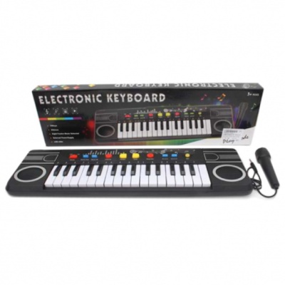 Синтезатор 32 клавиши, микрофон, регулировка громкости, кор. 2032