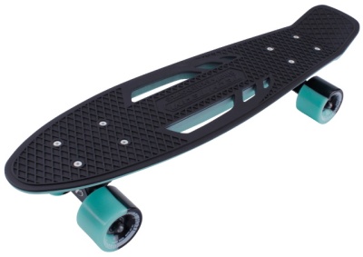 Скейтборд пластиковый Shark 22 sea blue/black 1/4 TSL-405M 16510