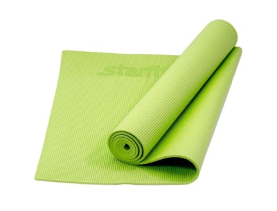 Коврик для йоги STARFIT FM-101 PVC 173x61x0,4 см, зеленый 1/20