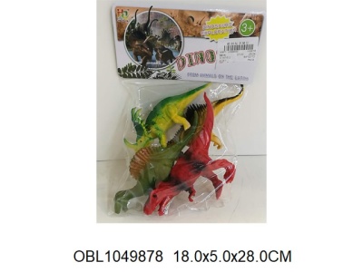 динозавры 4 шт/пакет HQ816