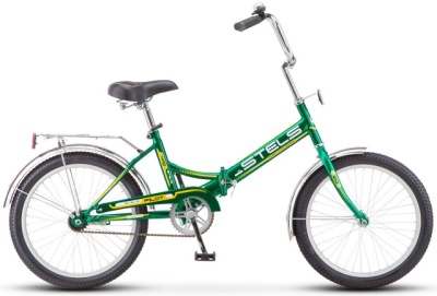 Велосипед 20" STELS Pilot-410  (13.5" Чёрный/зеленый) 2017 Z011 18726
