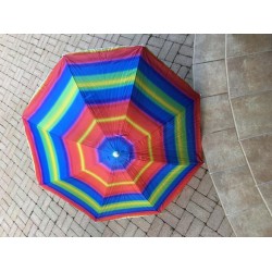 Зонт пляжный фольгированный 170 см  12шт/уп, HY-K-170