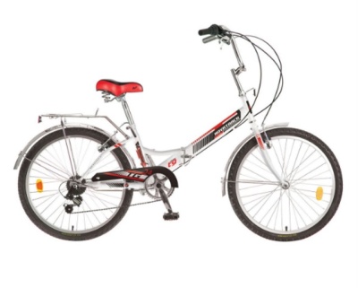 Велосипед Novatrack 24", складной, TG красный, тормоз ножн. 24FTG1.RD7-1