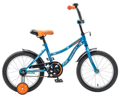 Велосипед NOVATRACK 18", NEPTUNE синий, коротк крылья, нет багажн 16639