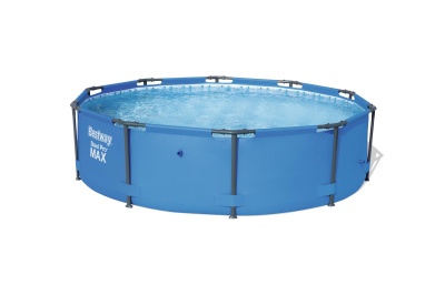 Каркасный круглый бассейн 305х100 см, 6500 л, Bestway синий, арт. 15327