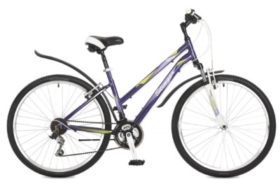 Велосипед Stinger 26" Element lady; 17"; фиолетовый; TZ30/TY21/TS38 #117303