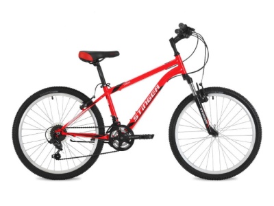 Велосипед Stinger 24" Caiman 14"; красный; 17279
